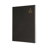 Collins A5 Desk Diary Week to View Black 2023 35.99-23