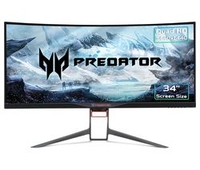 ACER Predator X34P Quad HD 34" Curved LED Gaming Monitor - Black