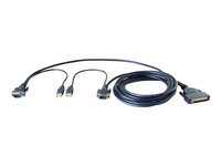 Belkin OmniView Dual Port Cable,  USB - keyboard / video / mouse (KVM) cable - 1.8 m - B2B