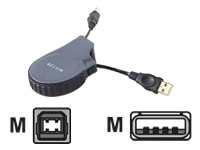 Belkin Retractable Hi-Speed USB 2.0 Cable USB cable - 1 m