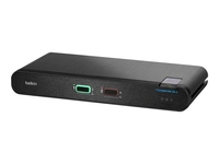 Belkin Universal Secure Dual-Head - 2nd Generation - KVM / audio switch - 2 ports - TAA Compliant