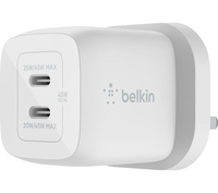 BELKIN WCH011myWH 45 W Dual USB Type-C Wall Charger