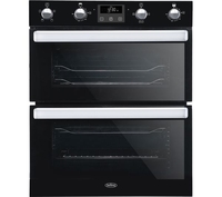 BELLING BI702FPCT Electric Built-under Double Smart Oven - Black