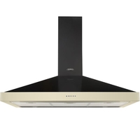 BELLING Farmhouse 90 Chimney Cooker Hood - Cream & Black