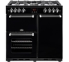BELLING Kensington X90G Gas Range Cooker - Black & Chrome