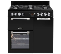 LEISURE Cookmaster CK90G232K 90 Dual Fuel Range Cooker - Black