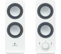 LOGITECH Z200 2.0 PC Speakers - White