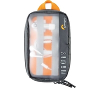 LOWEPRO GearUp Pouch Accessory Case - Mini,  Grey & Orange