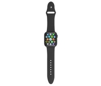 XQISIT Apple Watch 38 / 40 mm Silicone Strap - Black,  Small