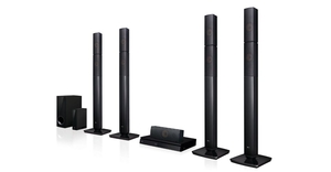 LG LHB655 5.1 Ch Blu Ray Home Cinema 4 Tallboy Speakers