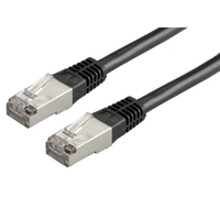 7m Cat6a Booted Shielded (STP) Network Patch Cable - Black