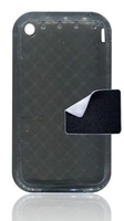 Apple iPhone 3G U-Bop gSHELL Tough All-Body Case & StampWIPE Smoke Black