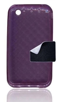 Apple iPhone 3G U-Bop gSHELL Tough All-Body Case & StampWIPE Smoke Purple