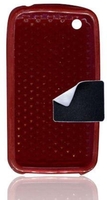 Apple iPhone 3G U-Bop gSHELL Tough All-Body Case & StampWIPE Smoke Red