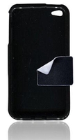 Apple iPhone 4 (Current Model) U-Bop gSHELL Tough All-Body Case & StampWIPE Smoke Black
