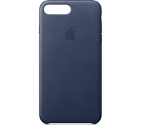 Apple iPhone 7 8 Plus Leather Case - Midnight Blue