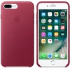 Apple iPhone 7 Leather Case - Berry