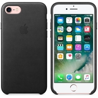 Apple iPhone 7 Leather Case - Black