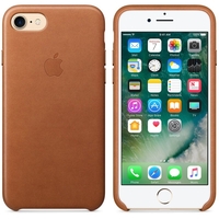 Apple iPhone 7 Leather Case - Saddle Brown