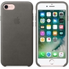 Apple iPhone 7 Leather Case - Storm Gray