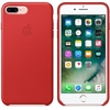 Apple iPhone 7 Plus Leather Case - (PRODUCT)RED