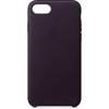 Apple iPhone 8 / 7 Leather Case - Dark Aubergine