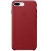 Apple iPhone 8 Plus / 7 Plus Leather Case - Red