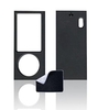 Apple iPod Nano 5G Shoots Video U-Bop ShadowSHELL Rubberised Full-Body Case & StampWIPE Charcoal Black