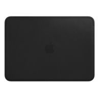 Apple Leather Sleeve for 12&8209;inch MacBook Black