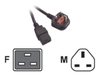 C20 SKT TO UK MAINS PLUG