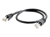 C2G - Patch cable (DTE ) - RJ-45 (M) - RJ-45 (M) - - screened shielded twisted pair (SSTP) - CAT 6a - snagless - black