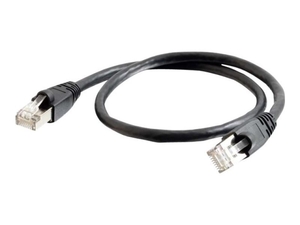 C2G - Patch cable (DTE ) - RJ-45 (M) - RJ-45 (M) - 3 m - screened shielded twisted pair (SSTP) - CAT 6a - snagless - black