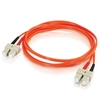 C2G LC/SC LSZH Duplex 50/125 Multimode Fibre Patch Cable,  5m