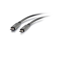 C2G 0.9m (3ft) USB C Cable - USB 3.1 (3A) - M/M USB Type C Cable Black
