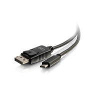 C2G 0.9m (3ft) USB C to DisplayPort Adapter Cable Black - 4K Audio / Video