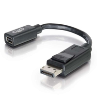C2G 15cm DisplayPort to Mini DisplayPort Adapter Converter 4K - Black