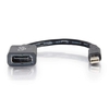 C2G 15cm Mini DisplayPort to DisplayPort Adapter Converter 4K - Black