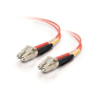 C2G 15M LC-LC 50/125 OM2 Fibre Optic Cable Orange