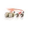 C2G 15M Multimode PVC Fibre Optic Cable Orange