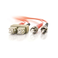 C2G 15M Multimode PVC Fibre Optic Cable Orange
