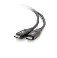 C2G 1.8m (6ft) USB C Cable - USB 2.0 (5A) - M/M USB Type C Cable Black