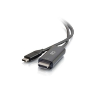 C2G 1.8m (6ft) USB-C to HDMI Audio/Video Adapter Cable - 4K - Black