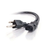 C2G 1.8M North American Power Cord Black