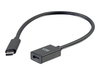 C2G 1ft USB-C toC 3.1 (Gen 1) Male to Female Extension Cable