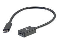 C2G 1ft USB-C toC 3.1 (Gen 1) Male to Female Extension Cable