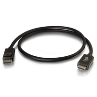 C2G 1m DisplayPort Cable with Latches 8K UHD M/M - 4K - Black