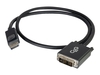 C2G 1m DisplayPort to VGA Adapter Cable - DP to VGA - Black