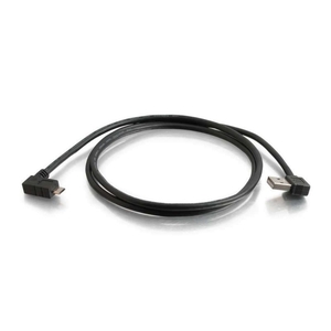 C2G 1m USB 2.0 A Right Angle Male to Micro-USB B Right Angle Male Cable