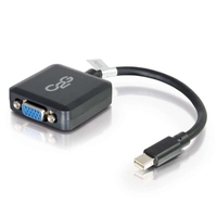 C2G 20cm Mini DisplayPort to VGA Adapter M/F - Black