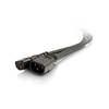 C2G 2m 250 Volt Hot Condition Power Cord Extension IEC C14 to IEC C15